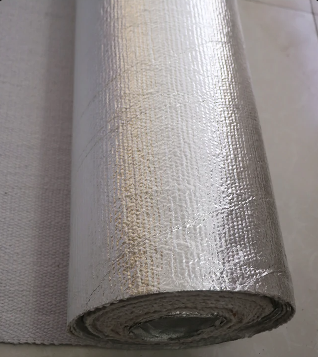 Mindelun-Aluminum Foil Laminated Ceramic Fiber Cloth1